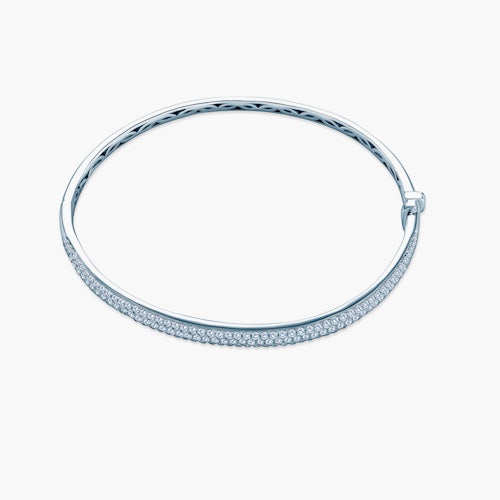 Bransoletka SAVICKI: białe złoto, diamenty